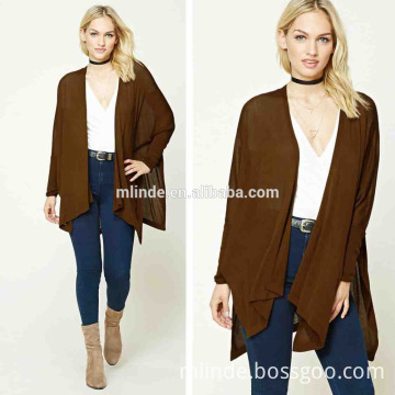 Girls Stylish Women Fashion Latest Design Korean Style Contemporary Side-Slit Cardigan for Women Wholesale CUSTOM